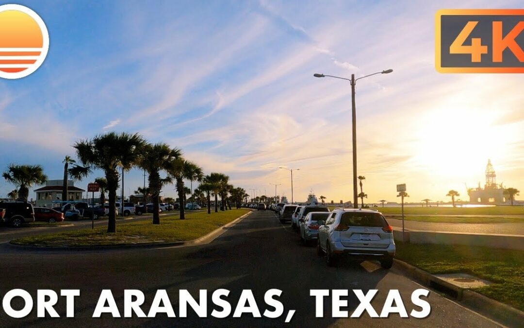 🇺🇸 [4K] Port Aransas, Texas! 🚘 Drive with me by the beach!